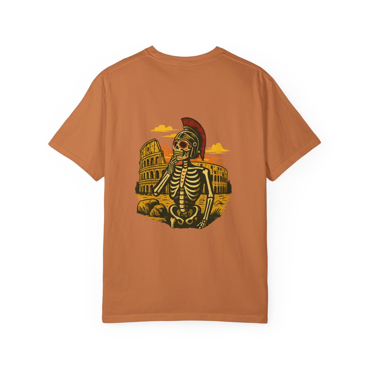 “Rome Wasn’t Burned in a Day” – Gladiator Skeleton Tee