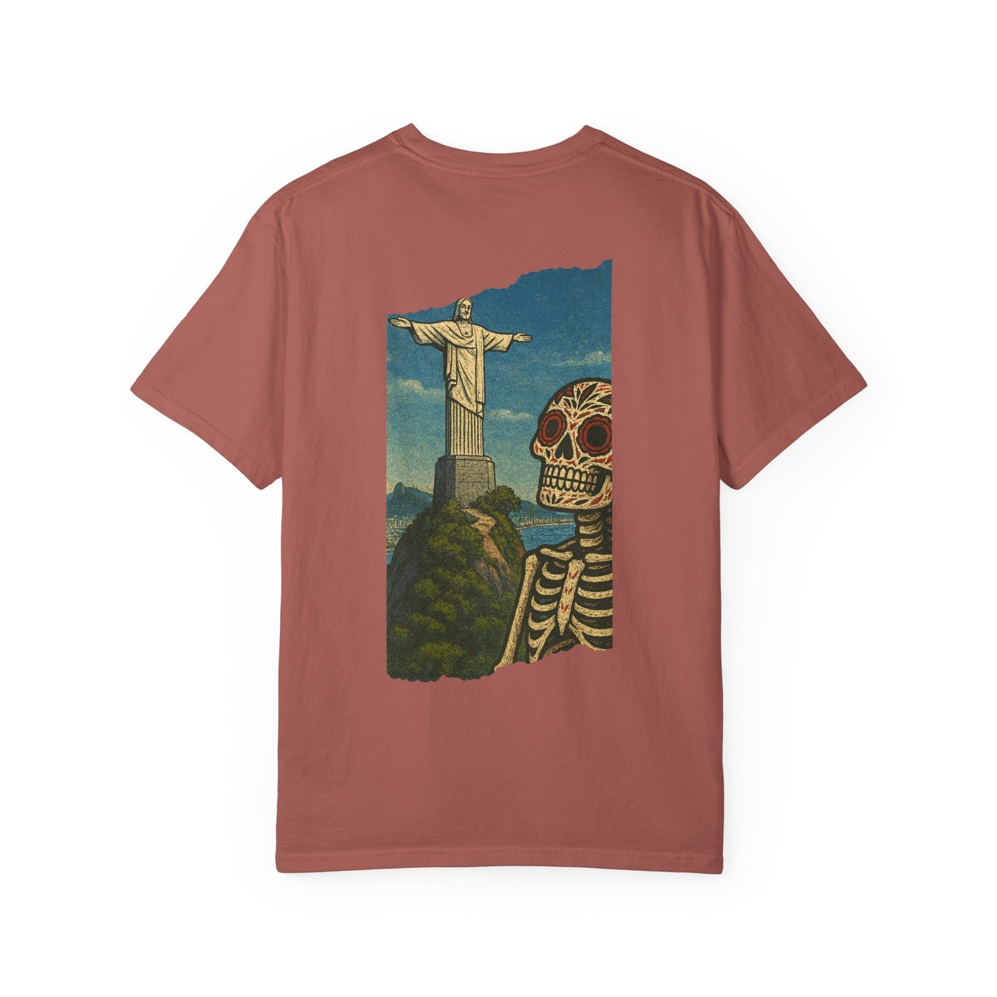 "Bones of Rio" – Skeleton in Brazil Christ the Redeemer Tee
