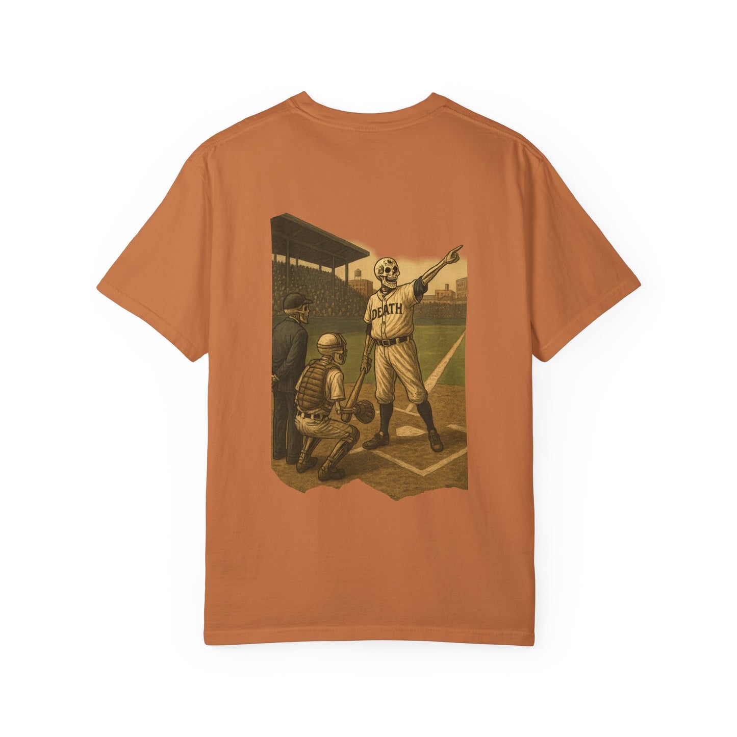 "Callin' My Shot" – Skeleton Baseball Legend Tee