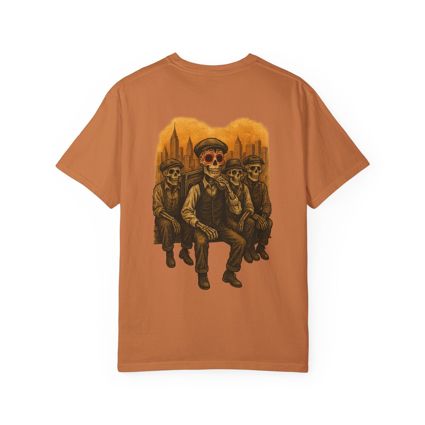 "Bones of the Builders" – Skeleton Workers of Old NYC Tee