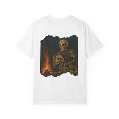 "Fireside Forever" – Skeleton & Dog Campfire Tee
