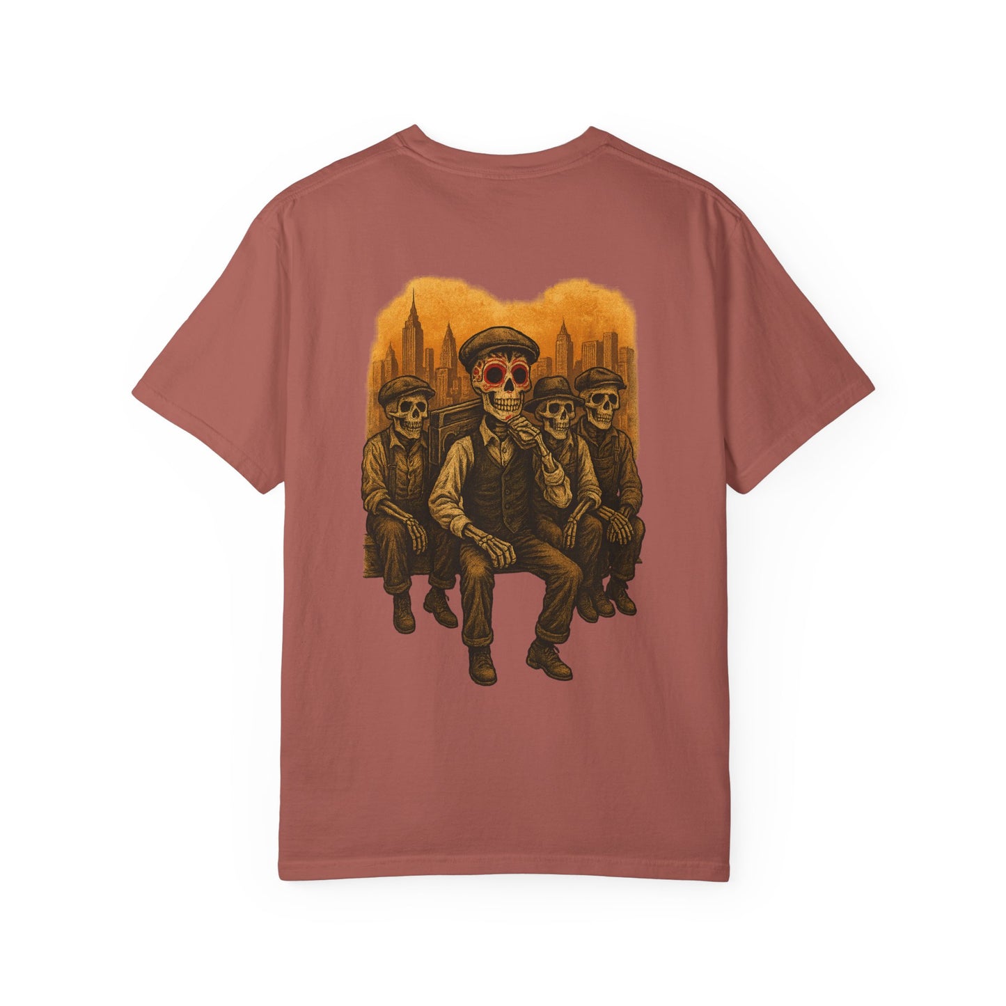 "Bones of the Builders" – Skeleton Workers of Old NYC Tee