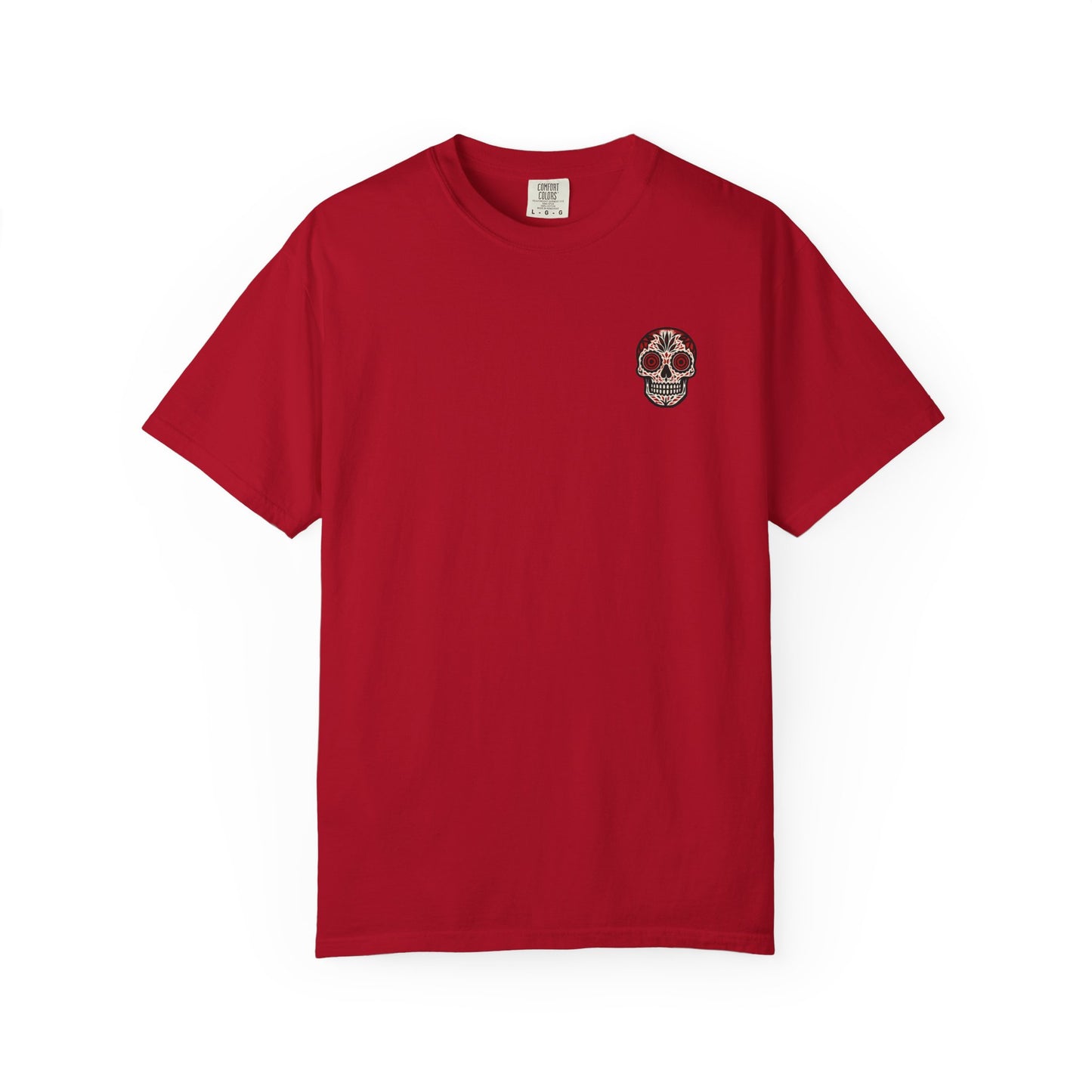 "Flight Never Dies" – Skeleton Dunking Over Chicago Tee