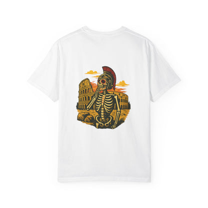 “Rome Wasn’t Burned in a Day” – Gladiator Skeleton Tee