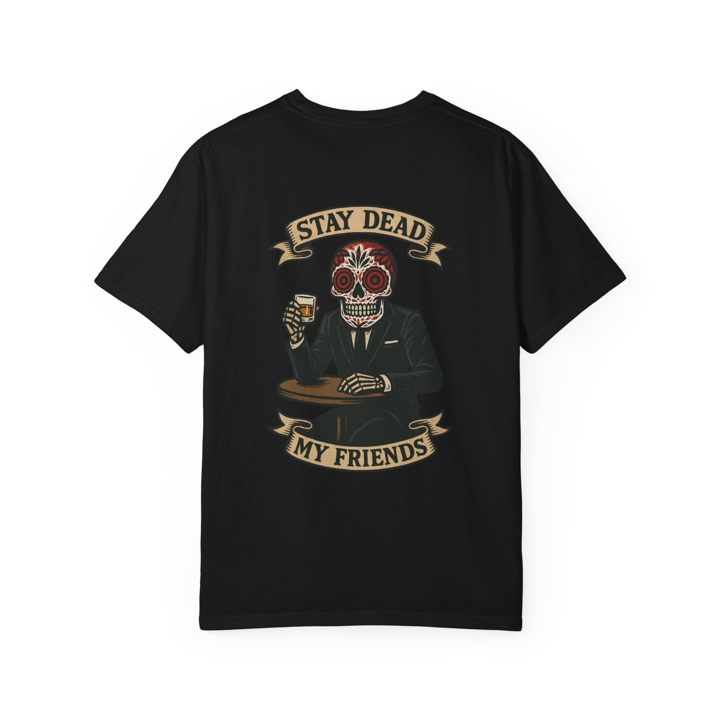 Ride or Die – Sugar Skull Biker Tee