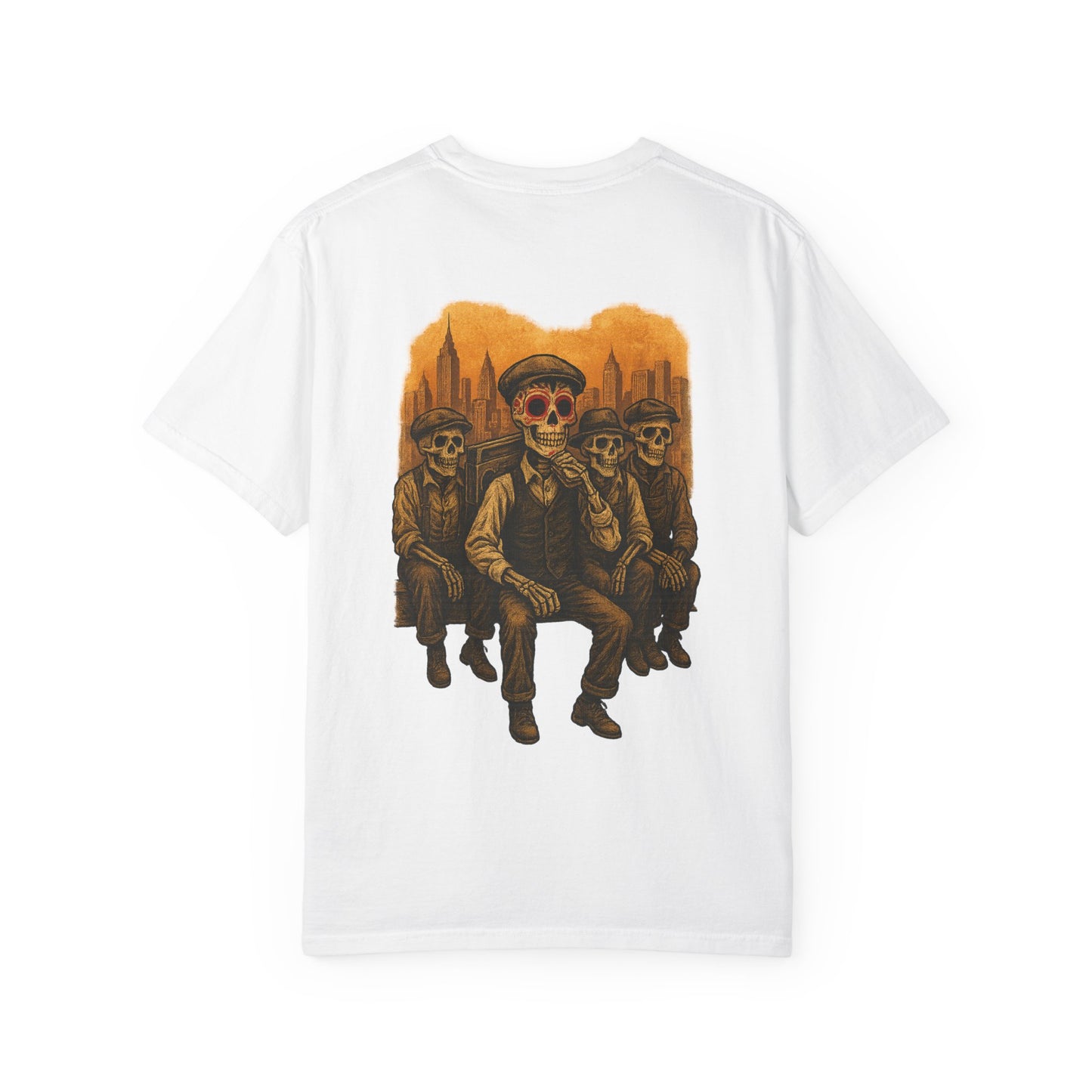 "Bones of the Builders" – Skeleton Workers of Old NYC Tee