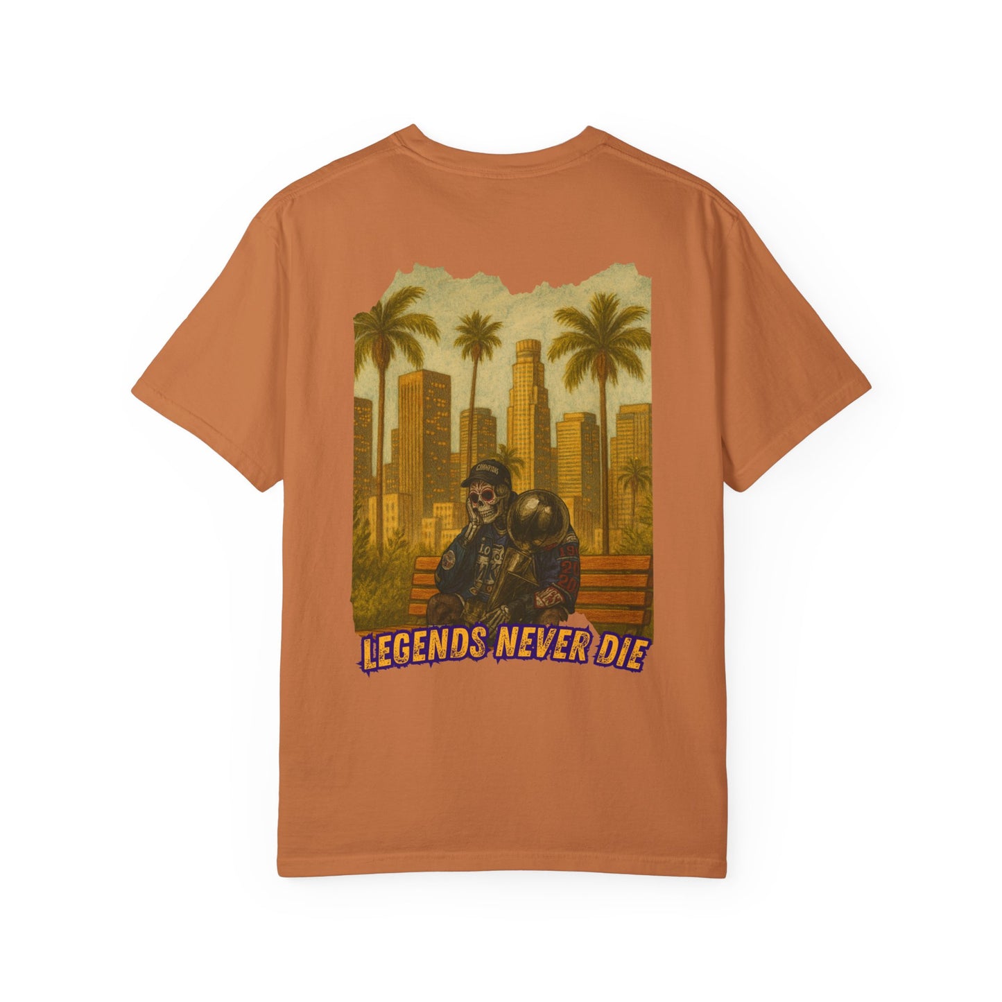 "Legends Never Die" – LA Skeleton Champion Tee