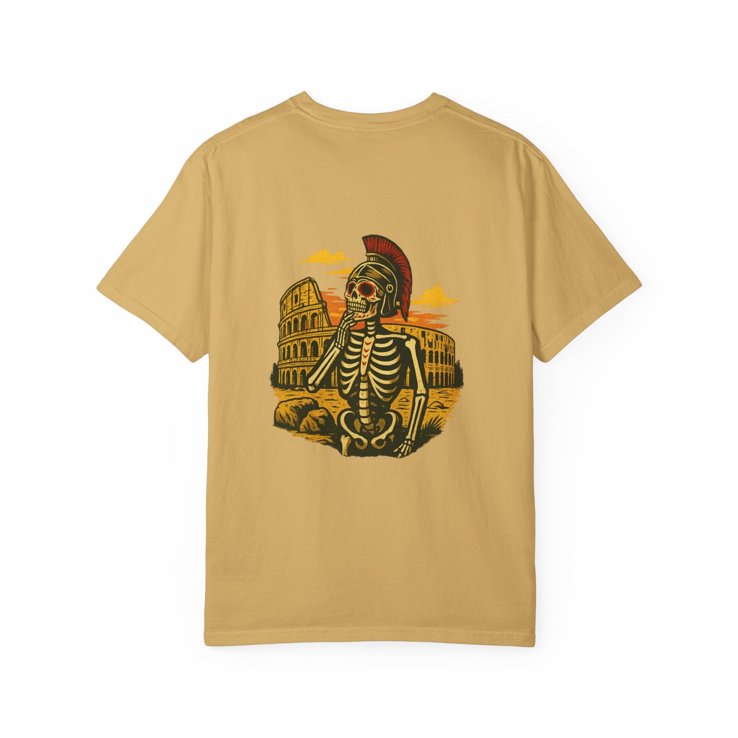 “Rome Wasn’t Burned in a Day” – Gladiator Skeleton Tee