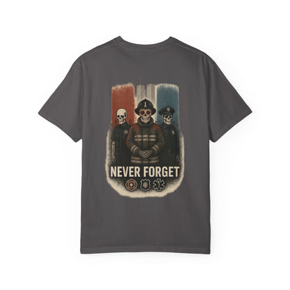 "Never Forget" – 9/11 Tribute Heroes Tee