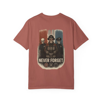 "Never Forget" – 9/11 Tribute Heroes Tee