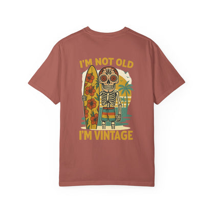 I’m Not Old, I’m Vintage – Skeleton Surfer Tee