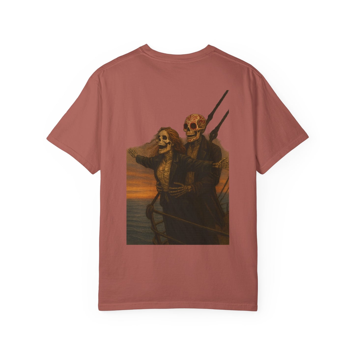 “Till the End of the Bow” – Skeleton Lovers Ship Tee