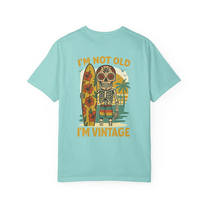 I’m Not Old, I’m Vintage – Skeleton Surfer Tee