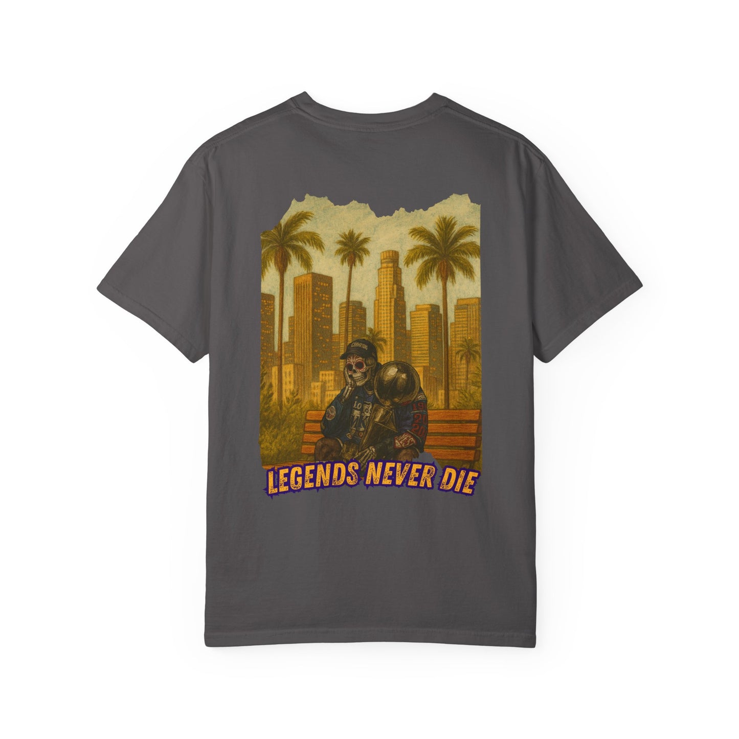 "Legends Never Die" – LA Skeleton Champion Tee