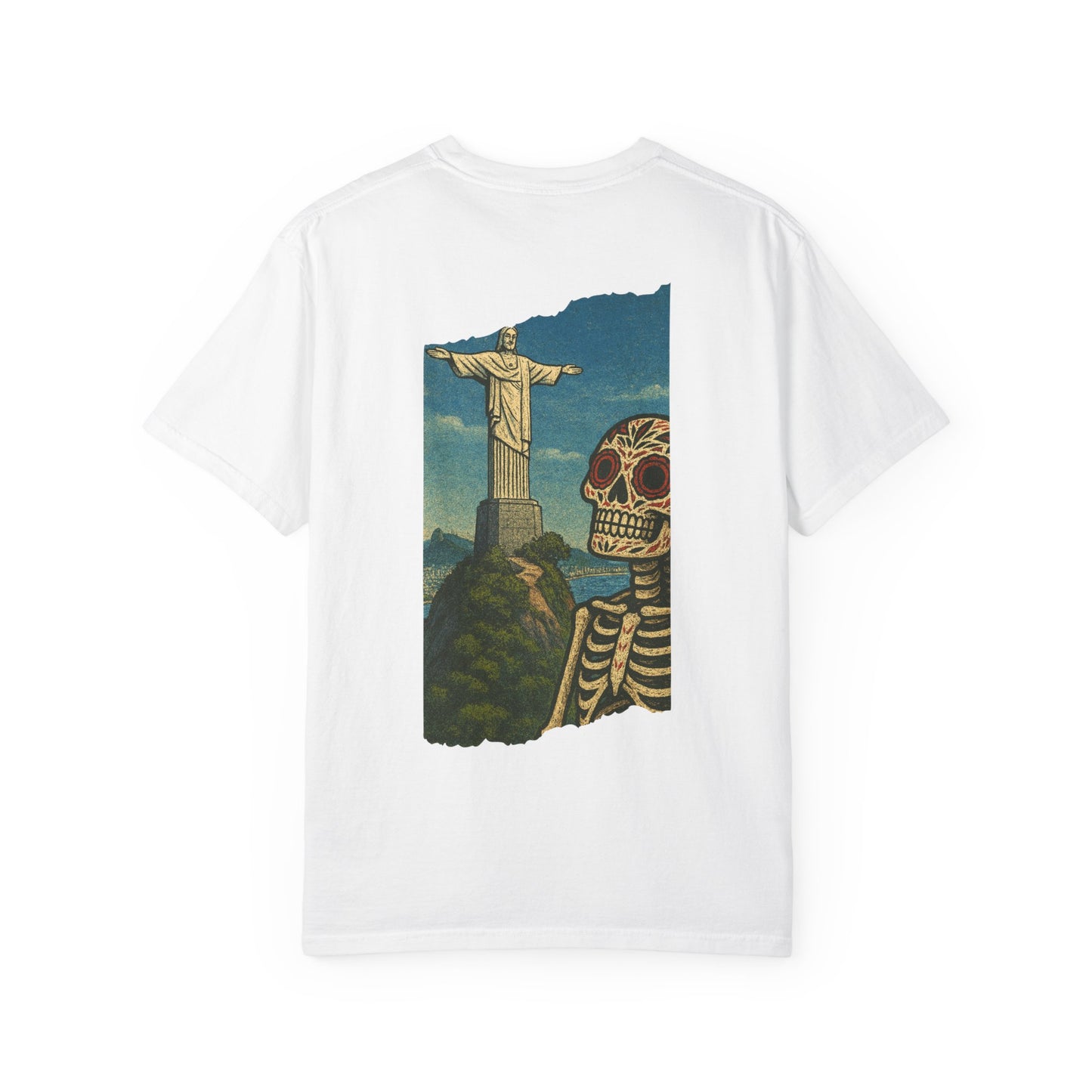 "Bones of Rio" – Skeleton in Brazil Christ the Redeemer Tee