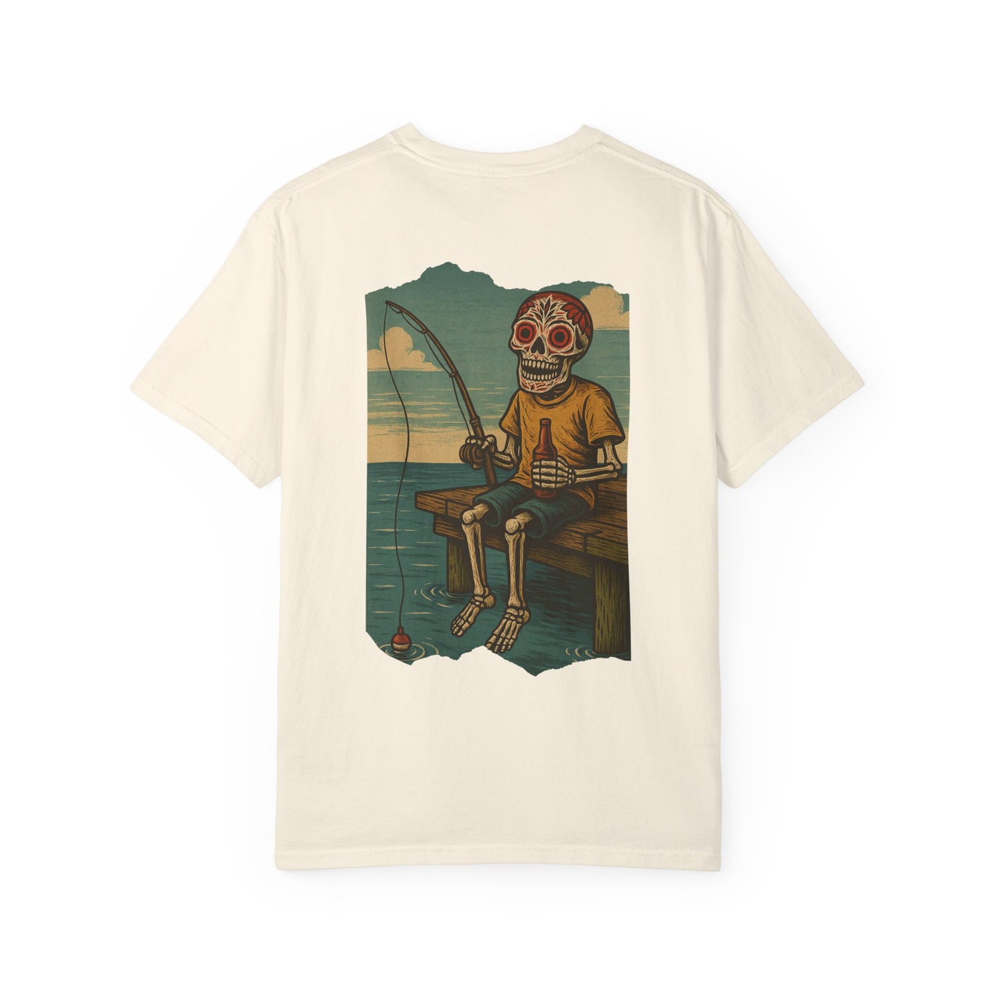 "Dead Calm" – Skeleton Dockside Fishing Tee