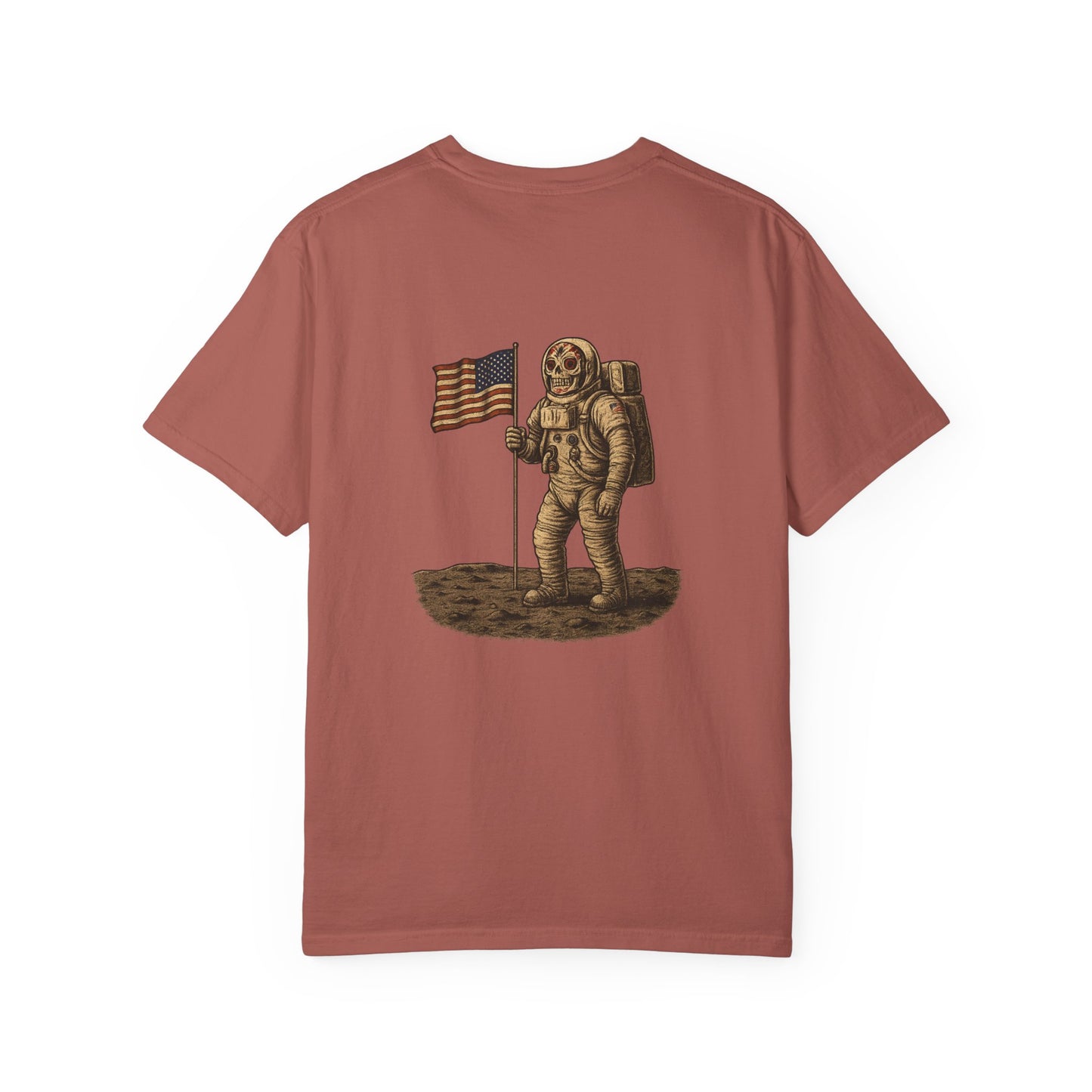 "One Small Step for Death" – Skeleton Astronaut Moon Landing Tee