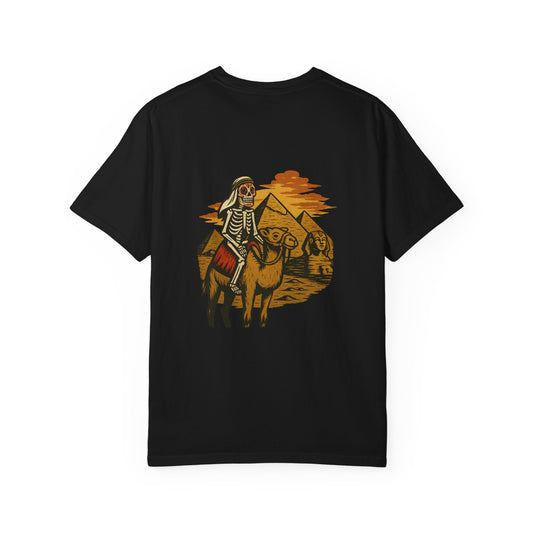 “Pharaoh’s Ride” – Skeleton Camel Trek Tee