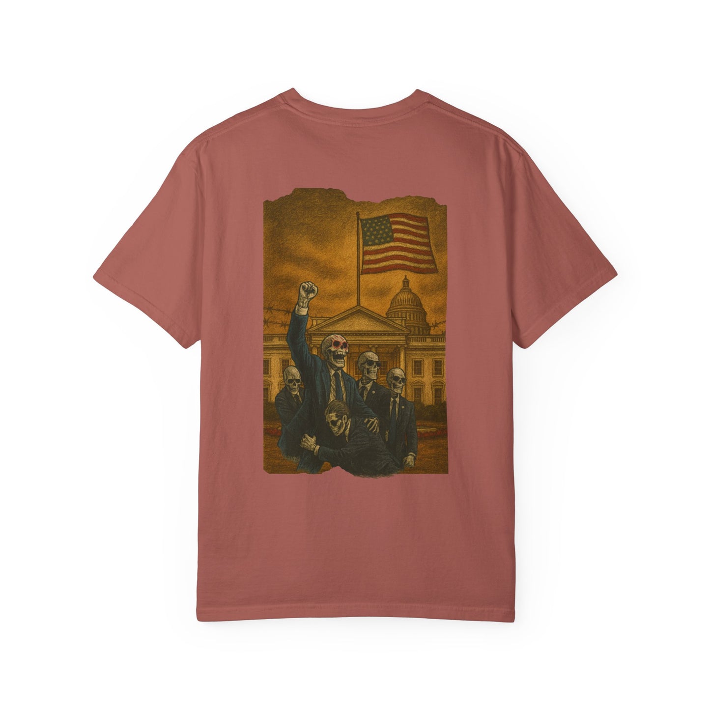 “Undead Commander” – Skeleton President Power Tee