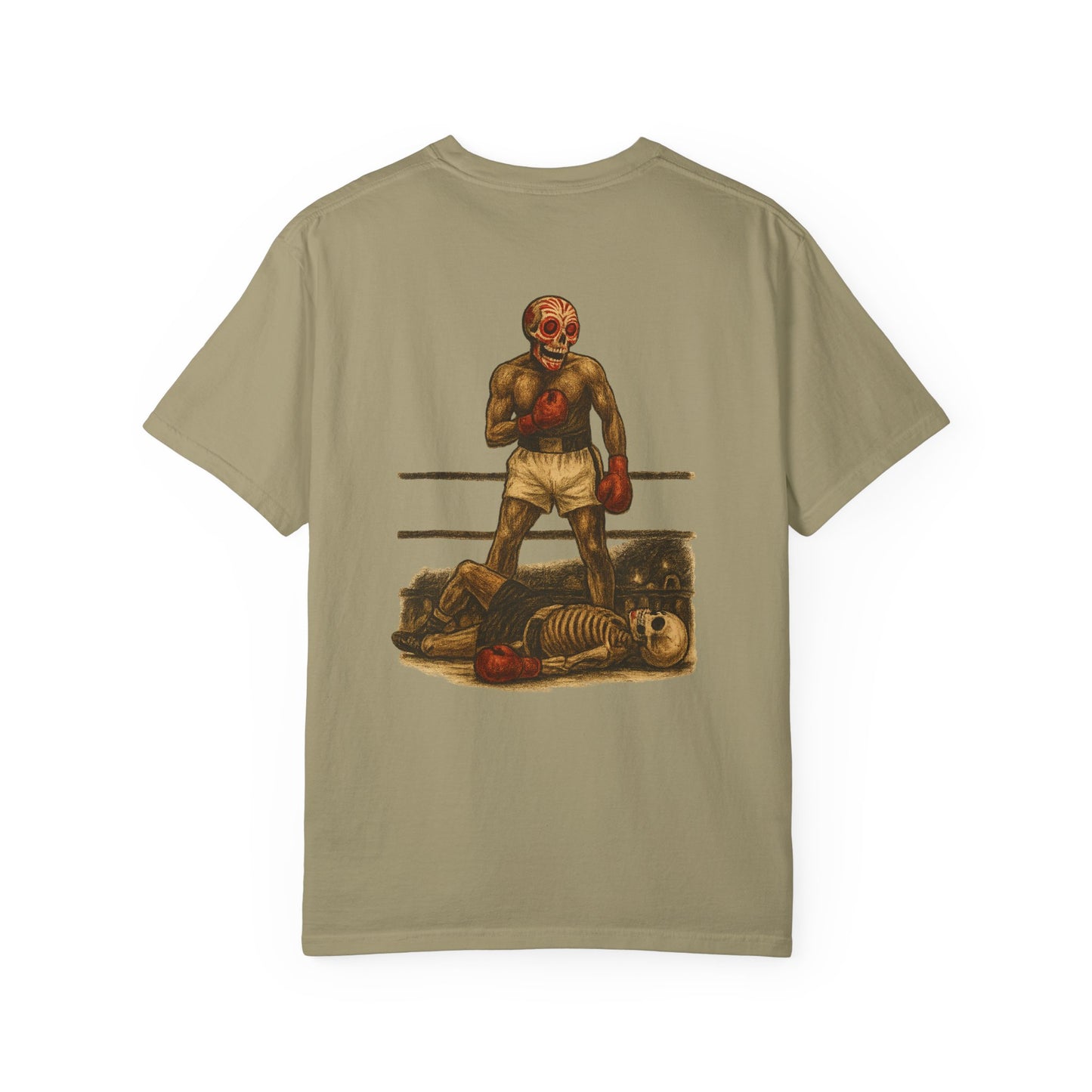 "Death by Knockout" – Skeleton Boxing Legend Tee