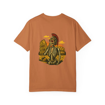 “Rome Wasn’t Burned in a Day” – Gladiator Skeleton Tee