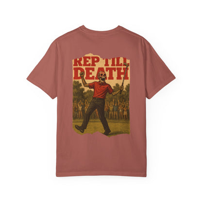 “Dead on the Green” – Golf Champion Skeleton Tee