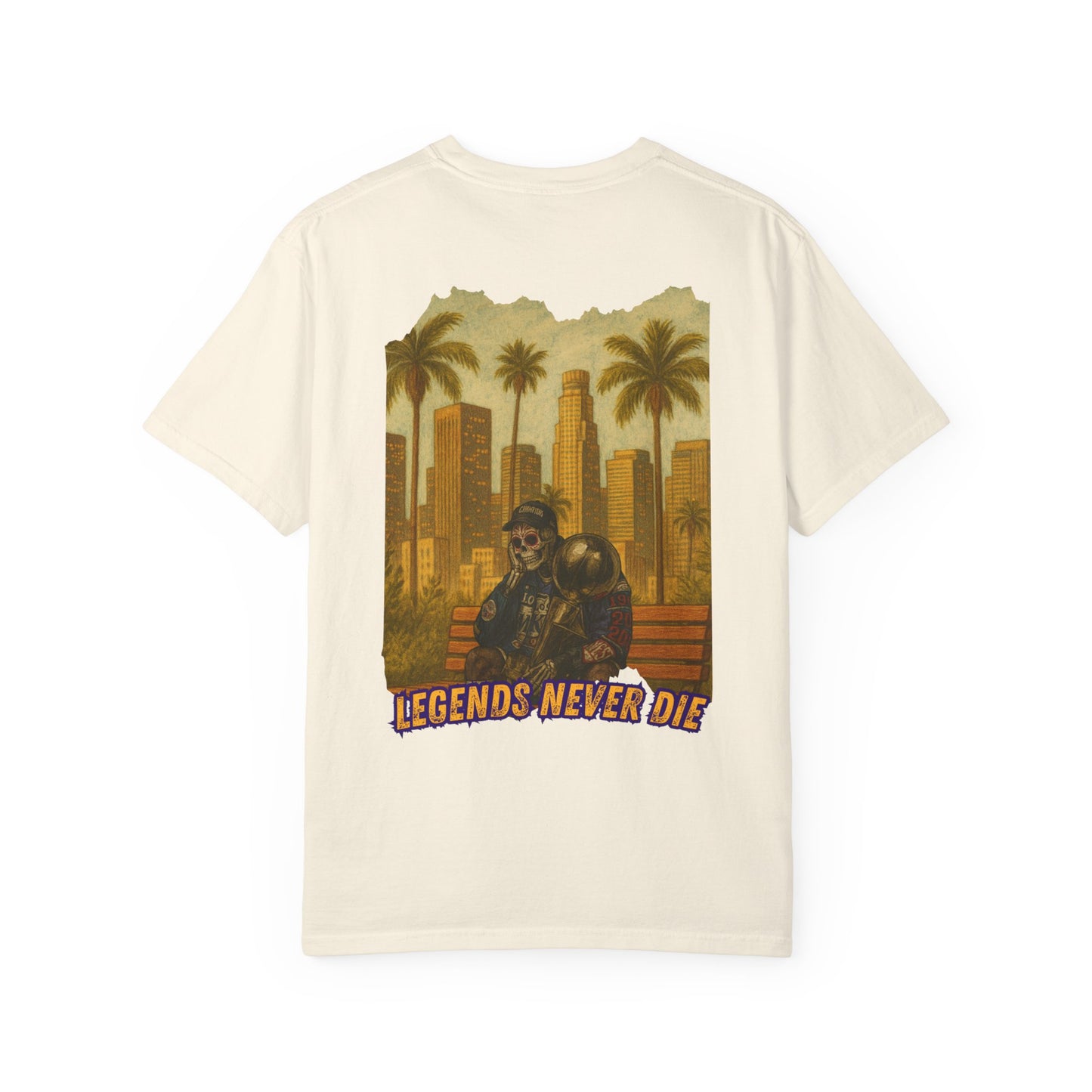 "Legends Never Die" – LA Skeleton Champion Tee