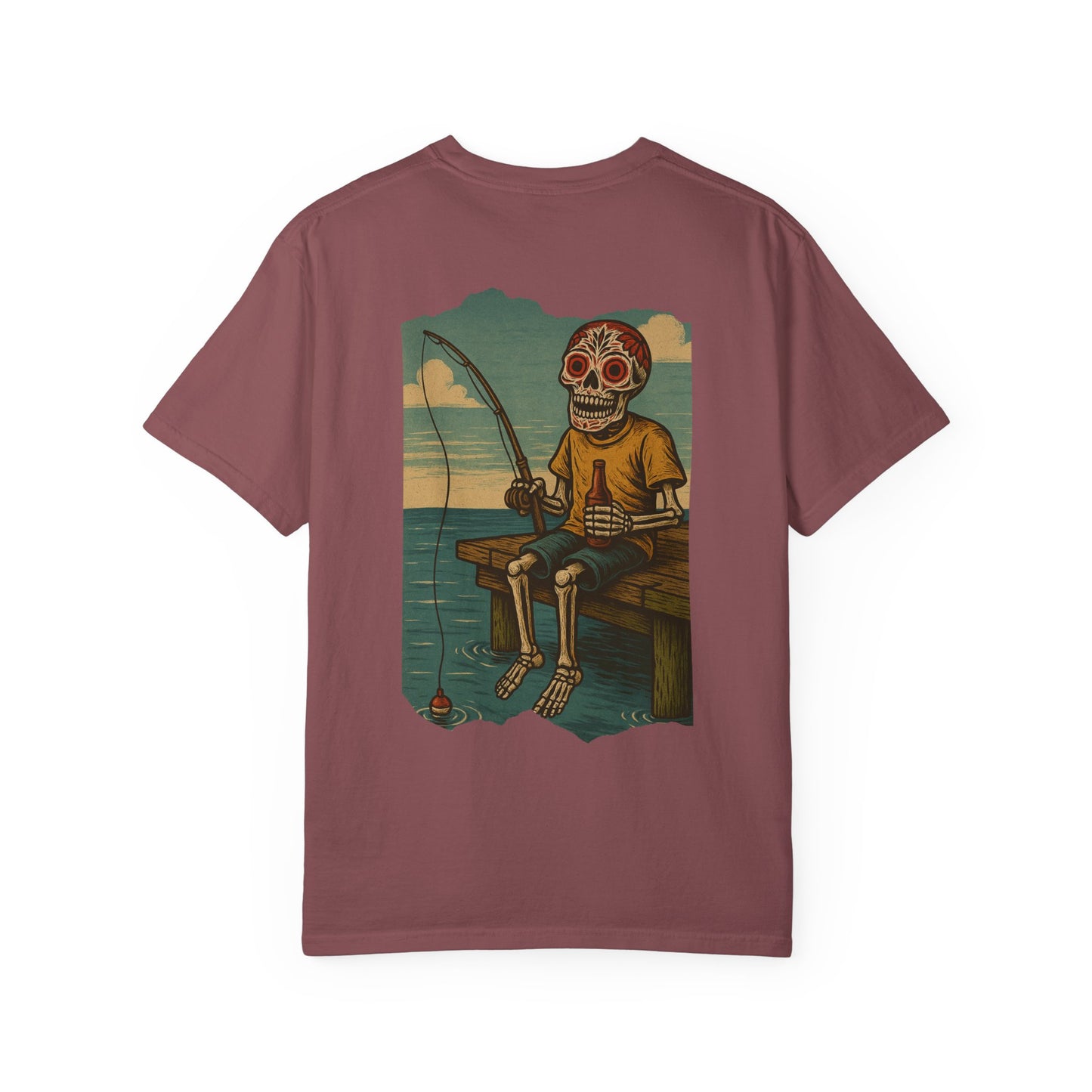 "Dead Calm" – Skeleton Dockside Fishing Tee