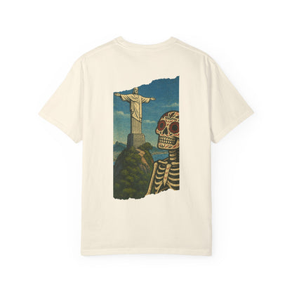 "Bones of Rio" – Skeleton in Brazil Christ the Redeemer Tee
