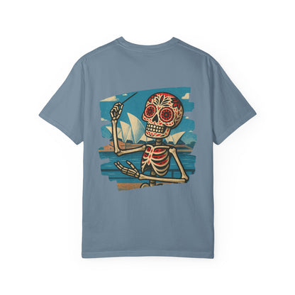 "Maestro of the Opera" – Skeleton Conductor in Sydney Unisex Tee