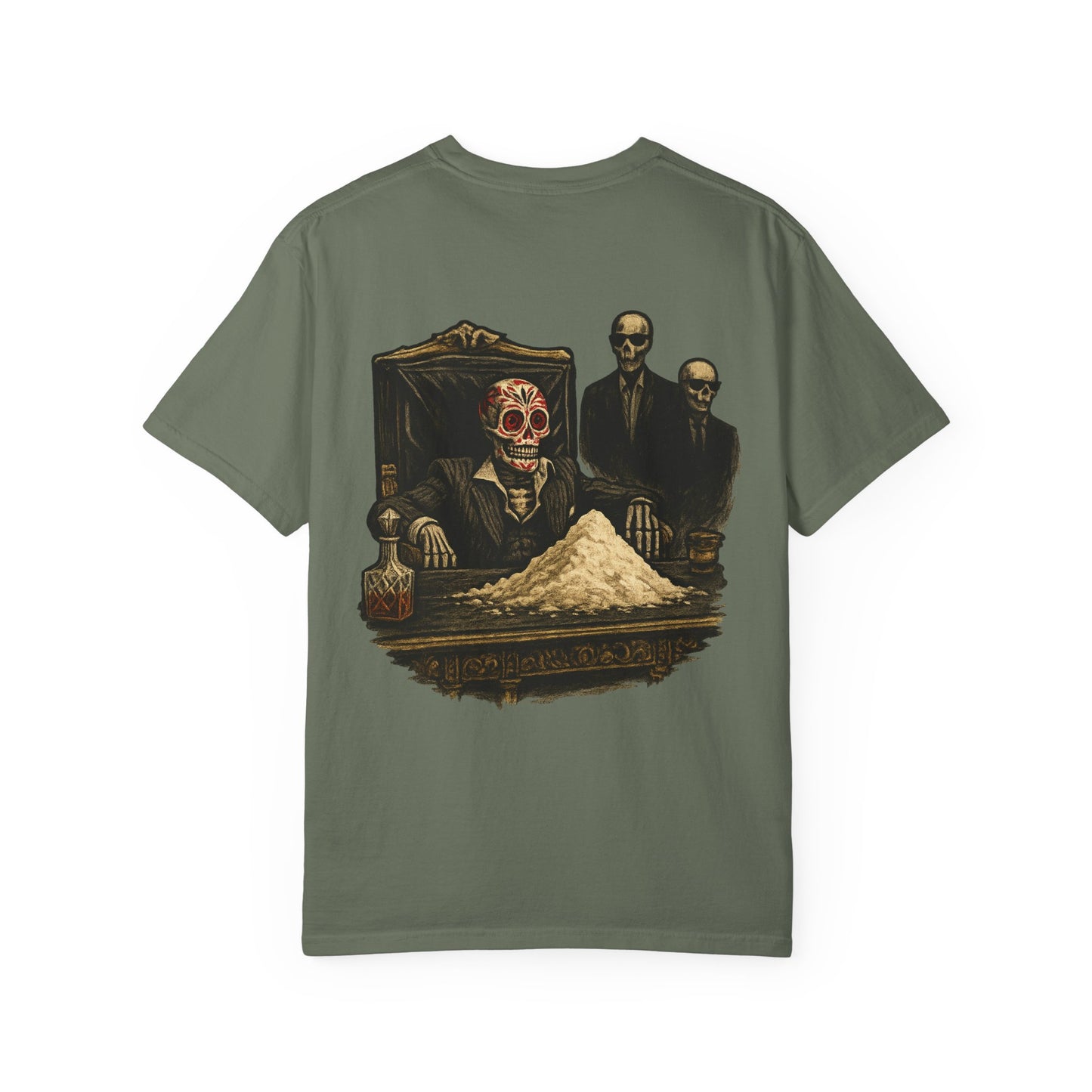 "The Bonefather" – Skeleton Crime Boss at the Throne Tee