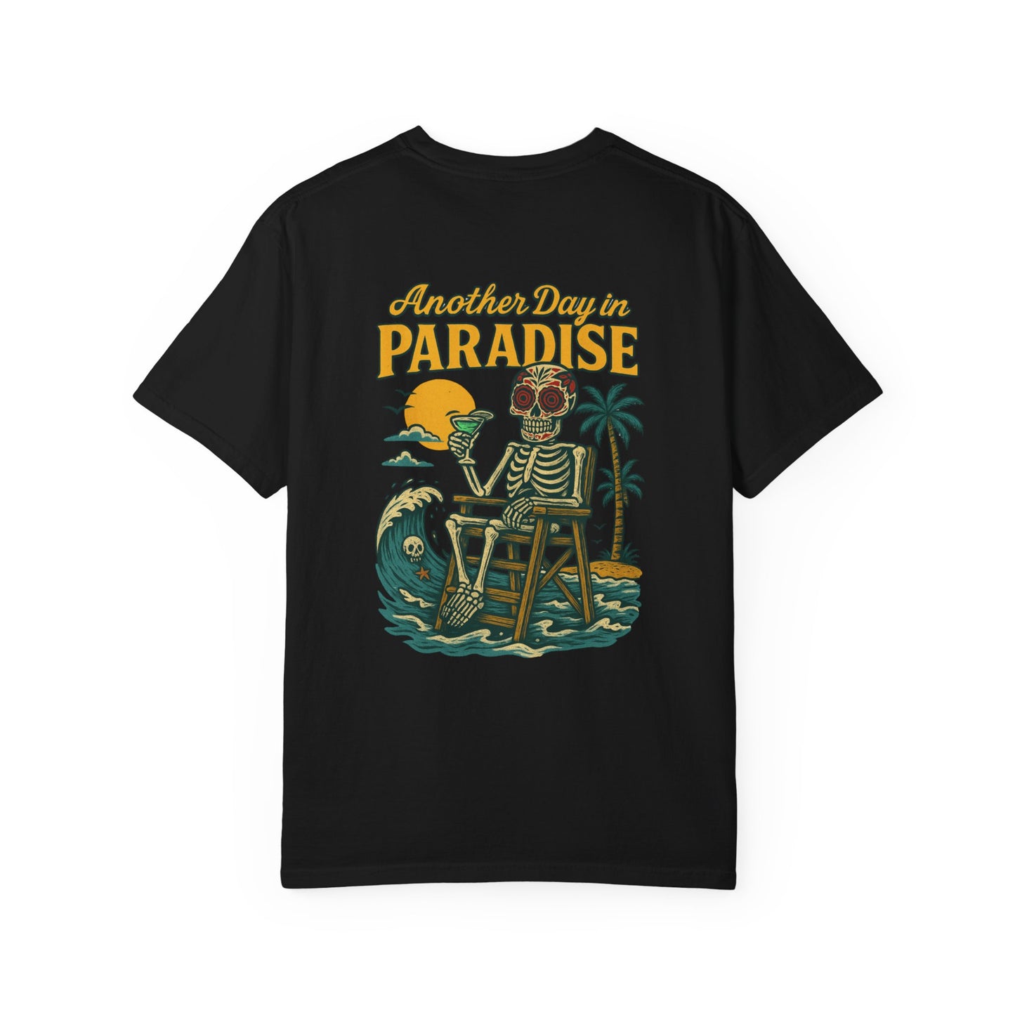 Another Day in Paradise – Beach Skeleton Tee