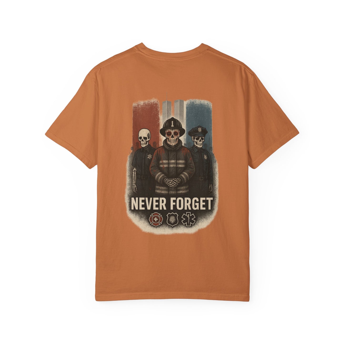 "Never Forget" – 9/11 Tribute Heroes Tee