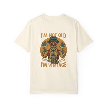 “I’m Not Old, I’m Vintage” – Skeleton Photographer Tee