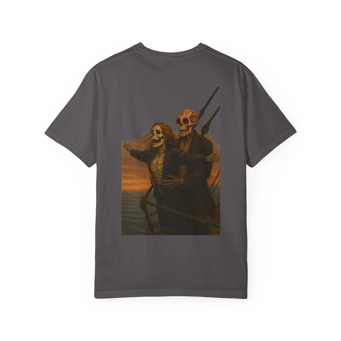 “Till the End of the Bow” – Skeleton Lovers Ship Tee