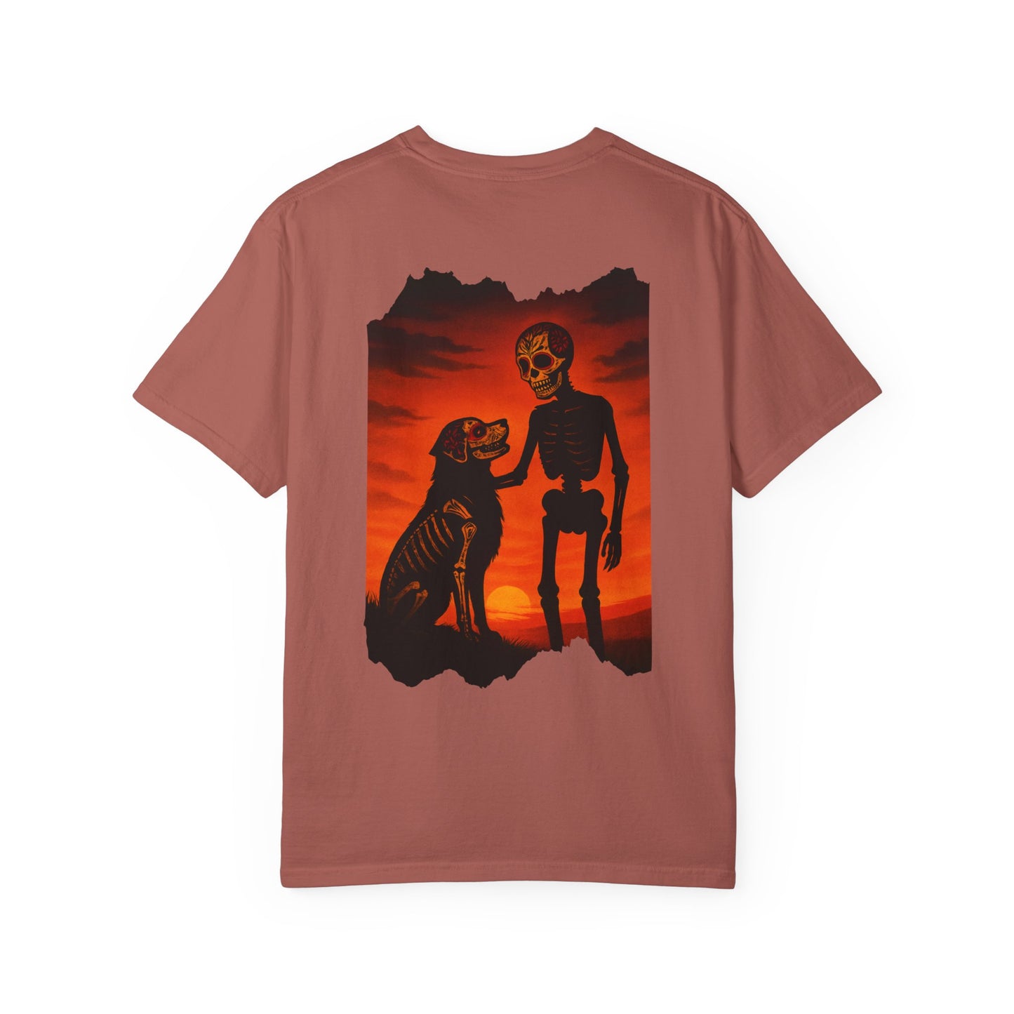 "Till the Last Sunset" – Skeleton and Dog Eternal Bond Tee