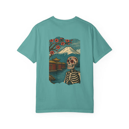 "Eternal Bloom" – Skeleton at Mount Fuji Tee