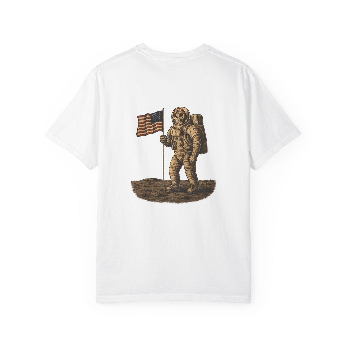 "One Small Step for Death" – Skeleton Astronaut Moon Landing Tee