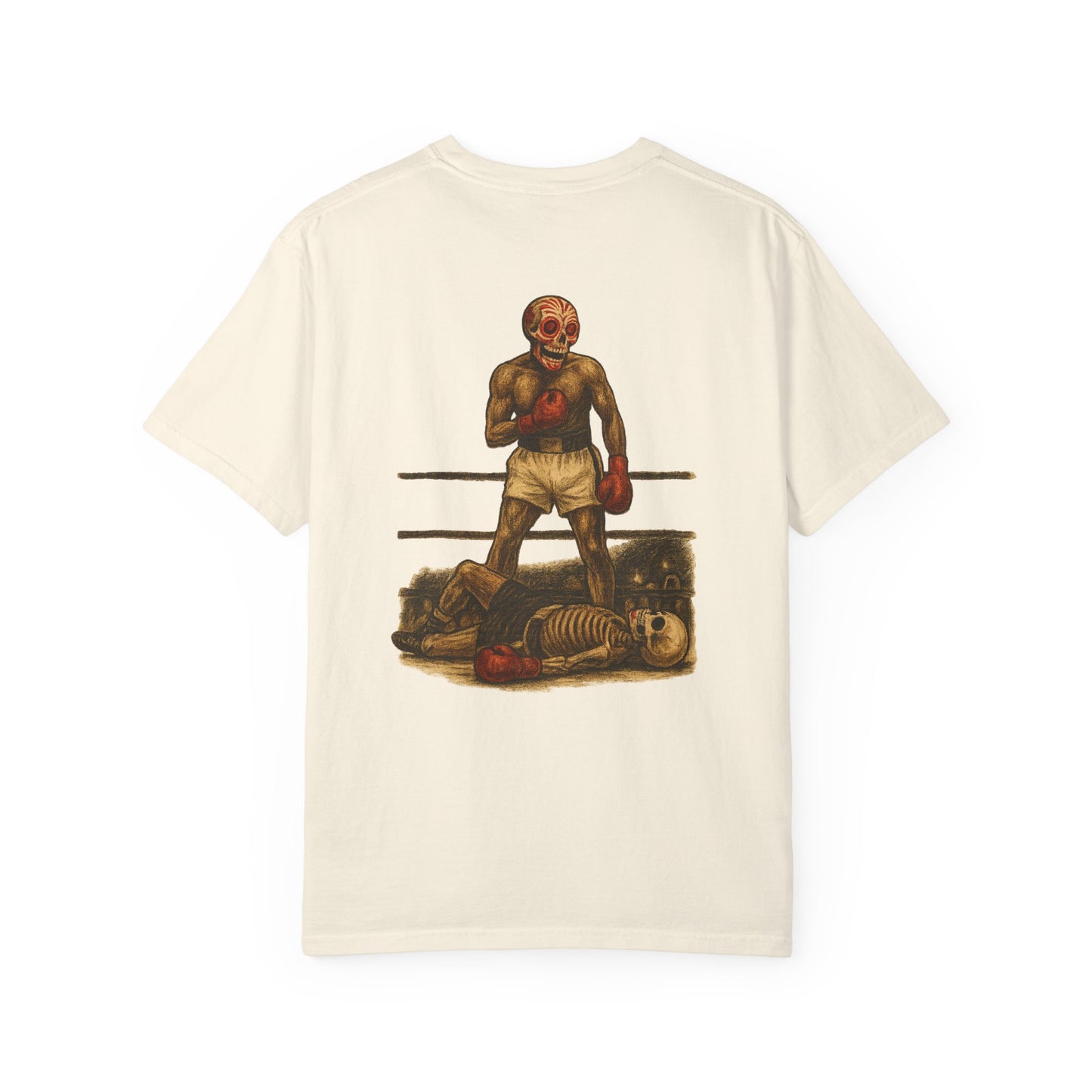 "Death by Knockout" – Skeleton Boxing Legend Tee