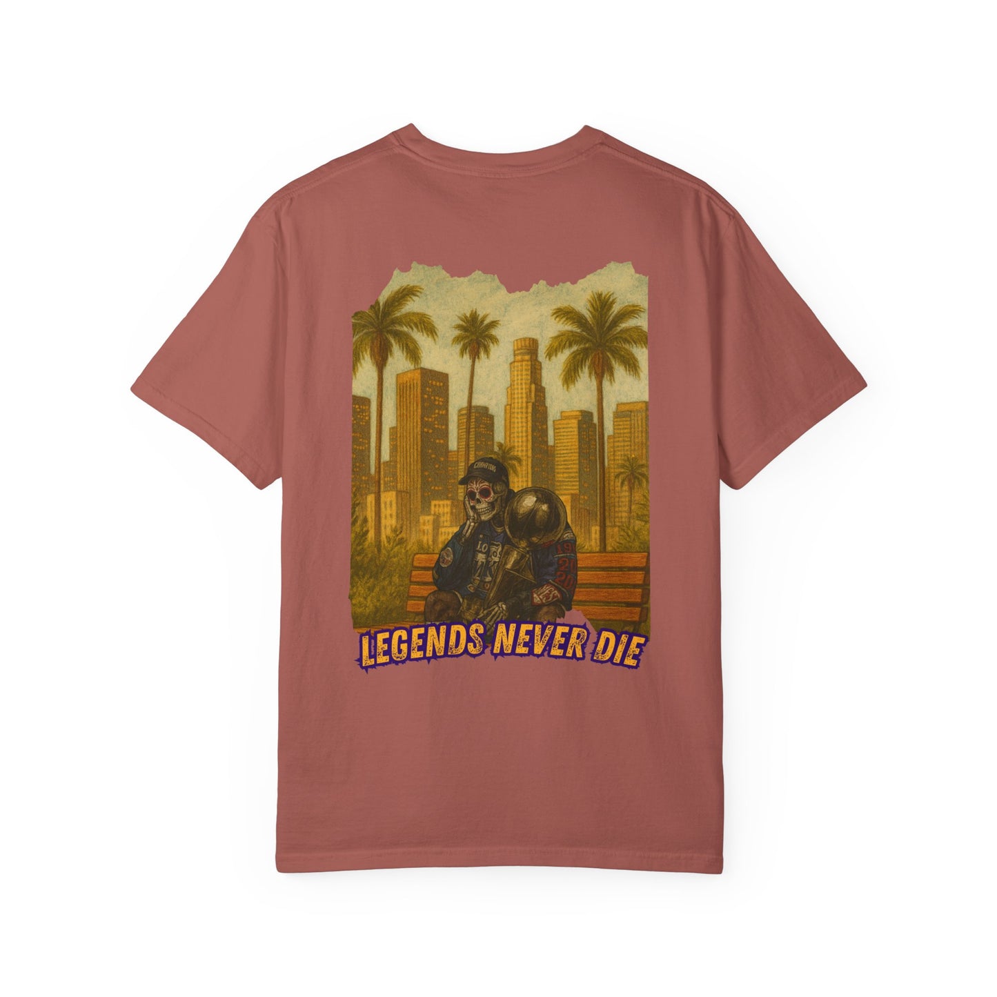 "Legends Never Die" – LA Skeleton Champion Tee