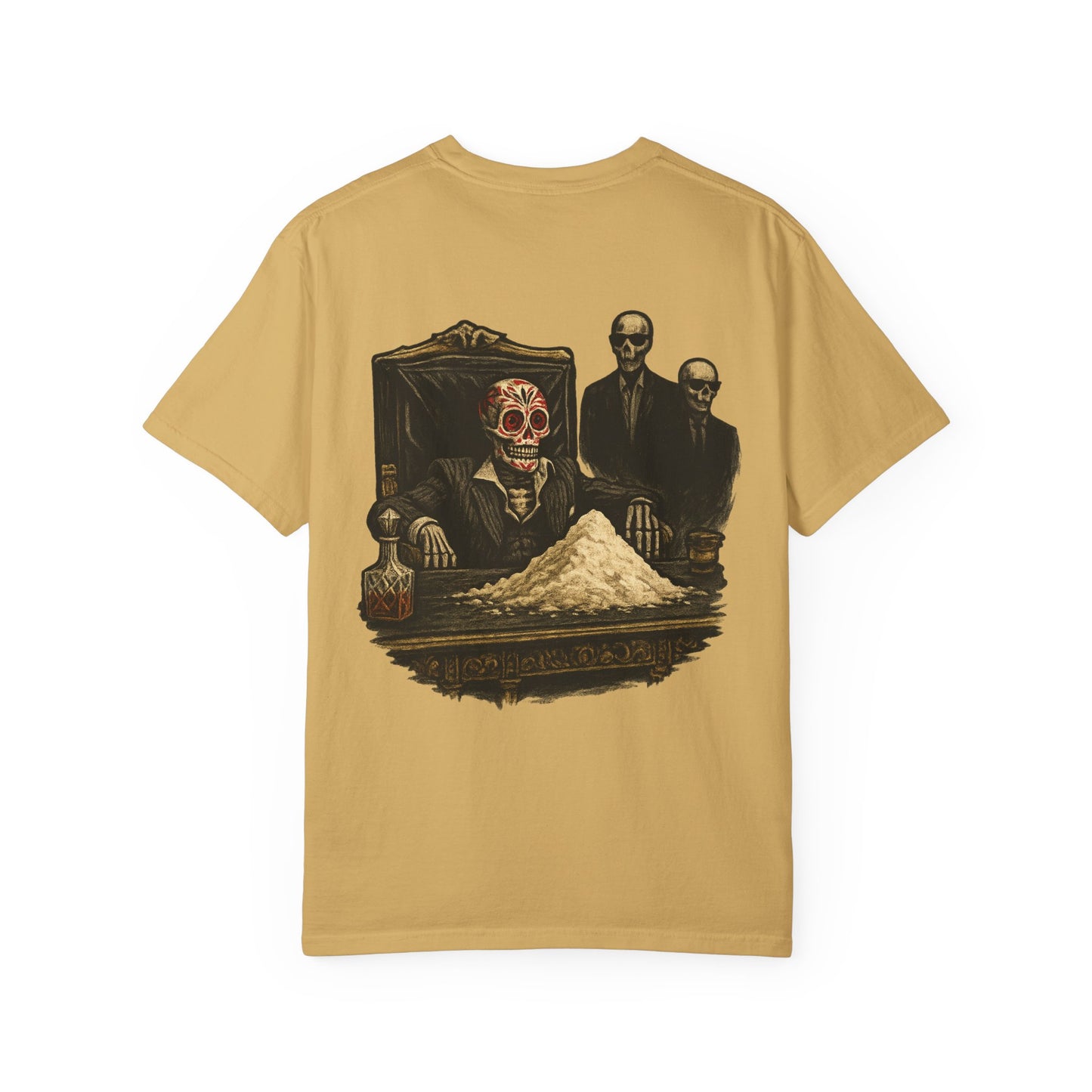 "The Bonefather" – Skeleton Crime Boss at the Throne Tee