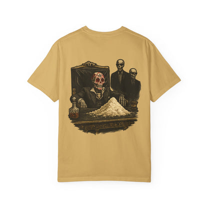 "The Bonefather" – Skeleton Crime Boss at the Throne Tee