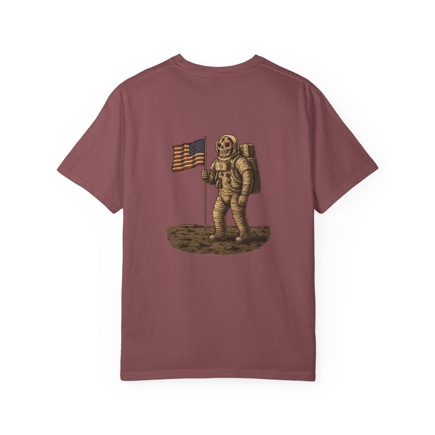 "One Small Step for Death" – Skeleton Astronaut Moon Landing Tee
