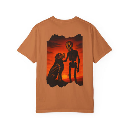 "Till the Last Sunset" – Skeleton and Dog Eternal Bond Tee