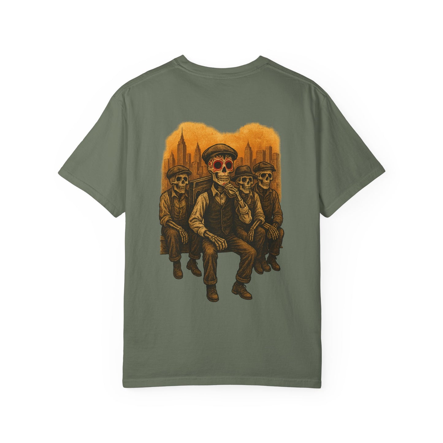 "Bones of the Builders" – Skeleton Workers of Old NYC Tee