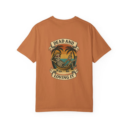 Dead and Loving It – Island Skeleton Tee