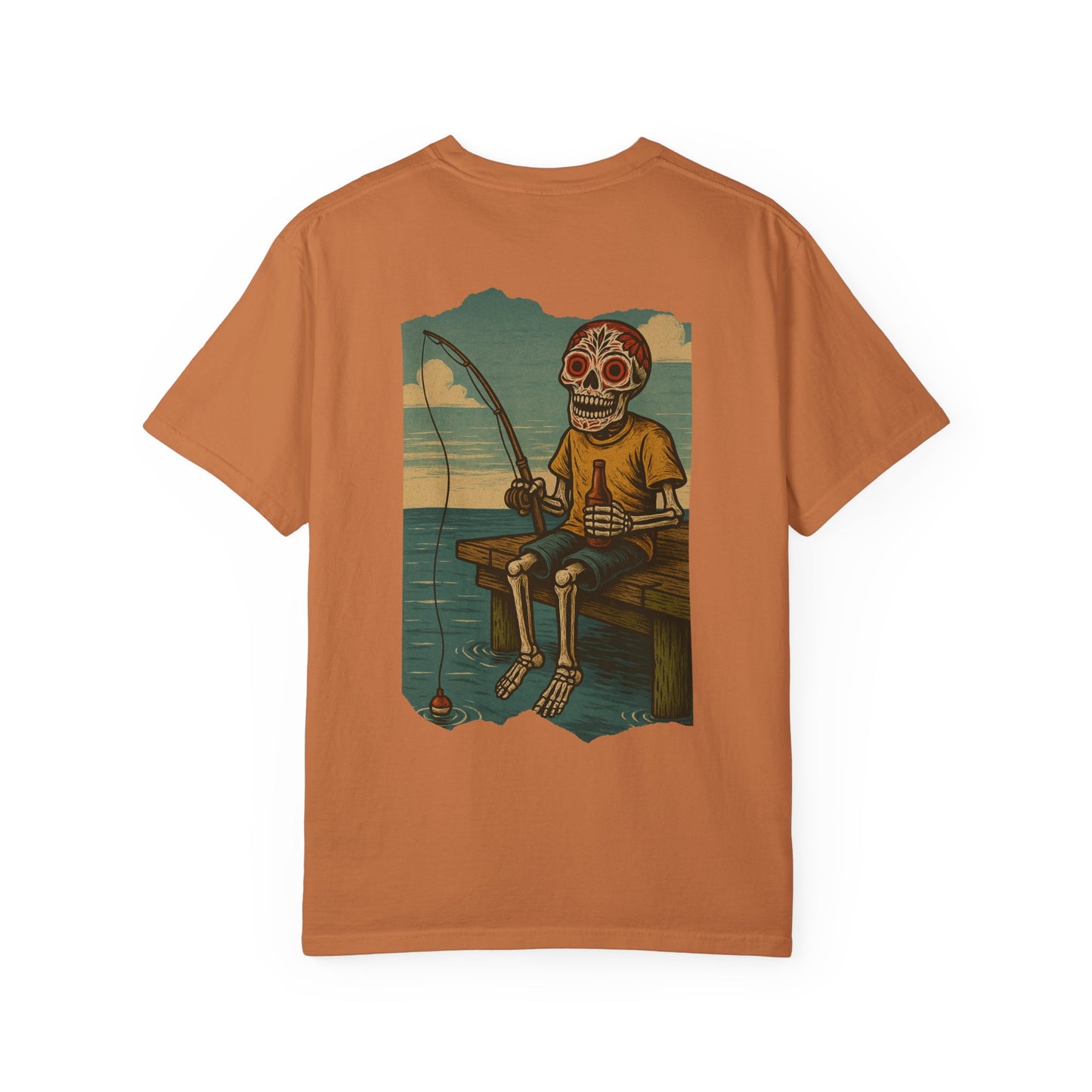 "Dead Calm" – Skeleton Dockside Fishing Tee