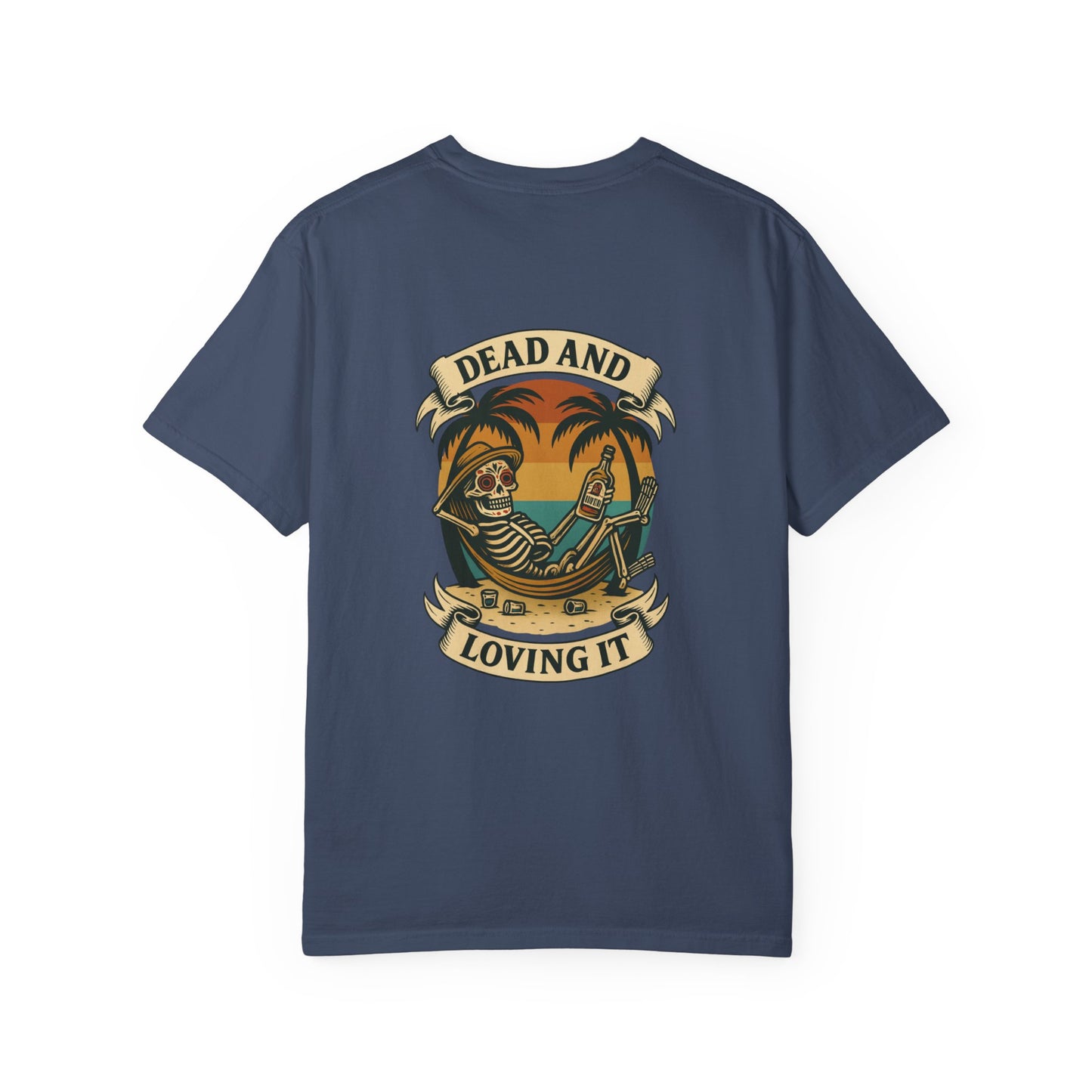 Dead and Loving It – Island Skeleton Tee