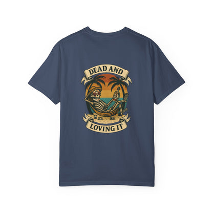 Dead and Loving It – Island Skeleton Tee