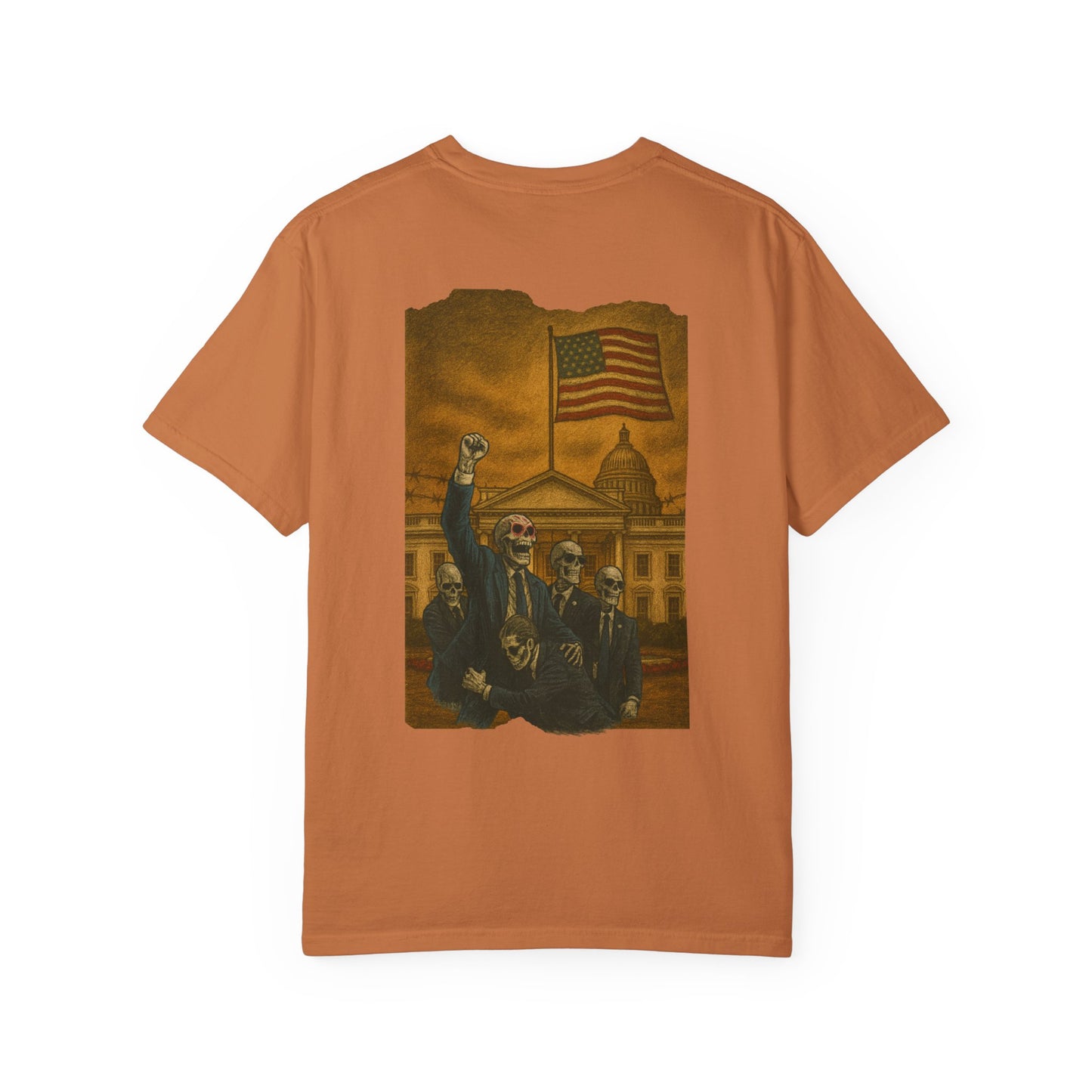 “Undead Commander” – Skeleton President Power Tee